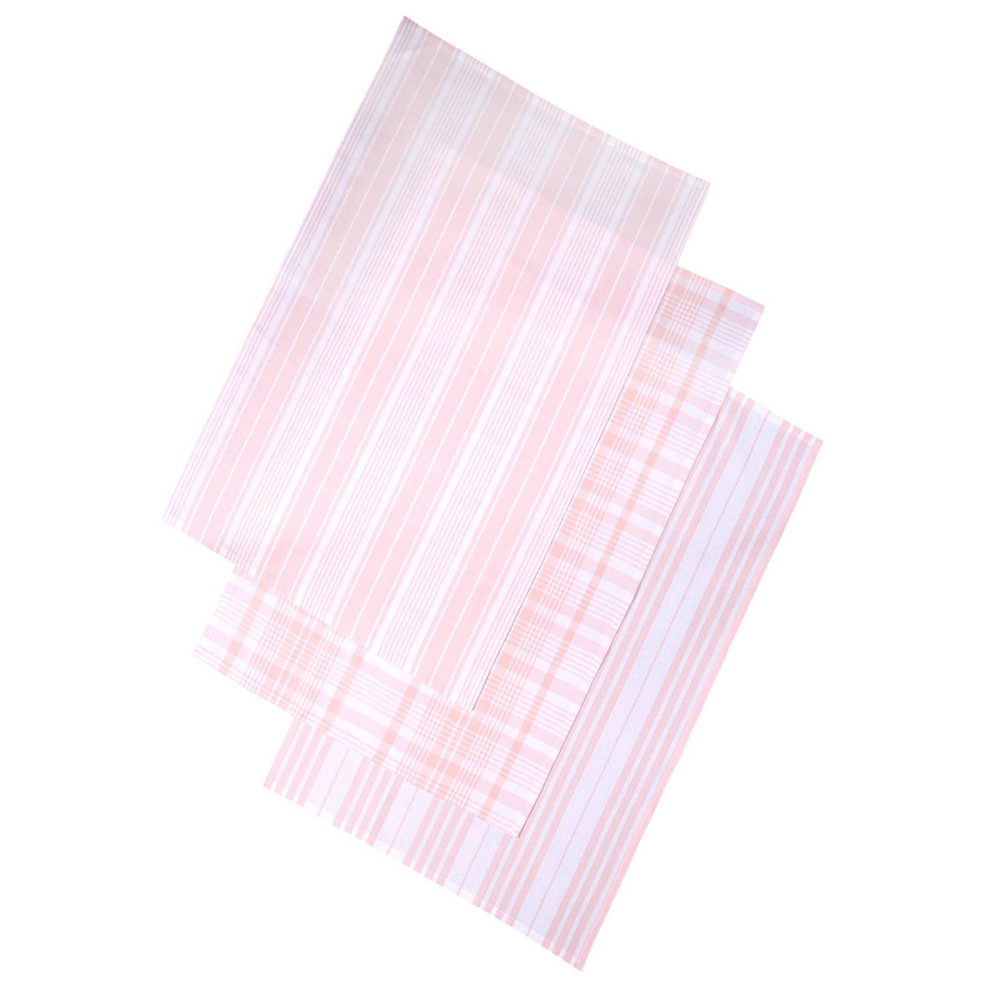 Love Colour Set Of 3 Extra-Large Tea Towels - Blush