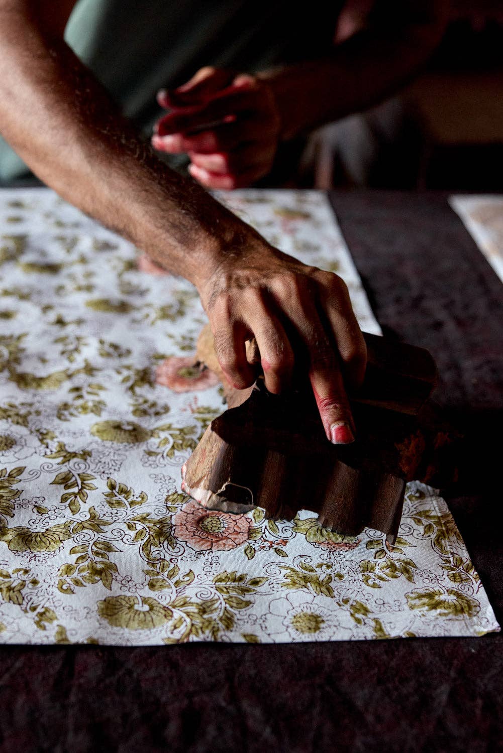 Block Printed Gift Bags (Large) - Terracotta
