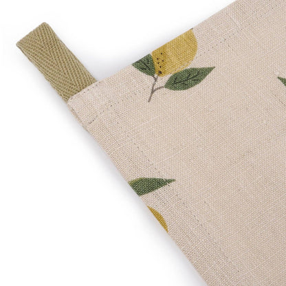 Lemons Linen Tea Towel