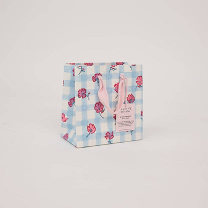 Block Printed Gift Bags (Small) - Pink Sorbet