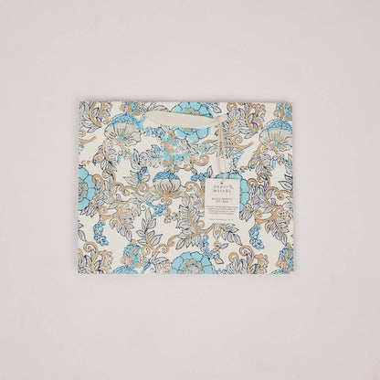 Block Printed Gift Bags (Medium) - Blue Opal