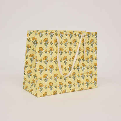 Block Printed Gift Bags (Medium) - Sunshine Refresh