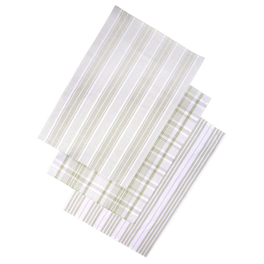 Love Colour Set Of 3 Extra-Large Tea Towels - Sage