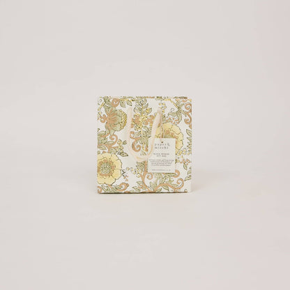 Block Printed Gift Bags (Small) - Buttercream