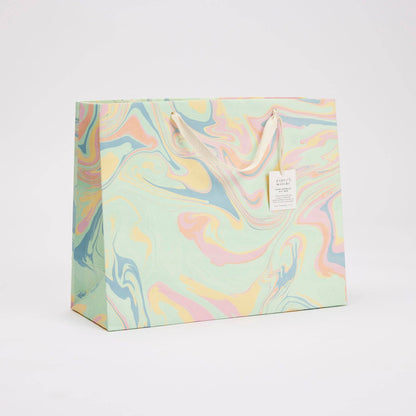 Hand Marbled Gift Bags (Large) - Bouquet