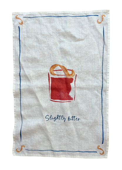 Negroni - Linen Tea Towel