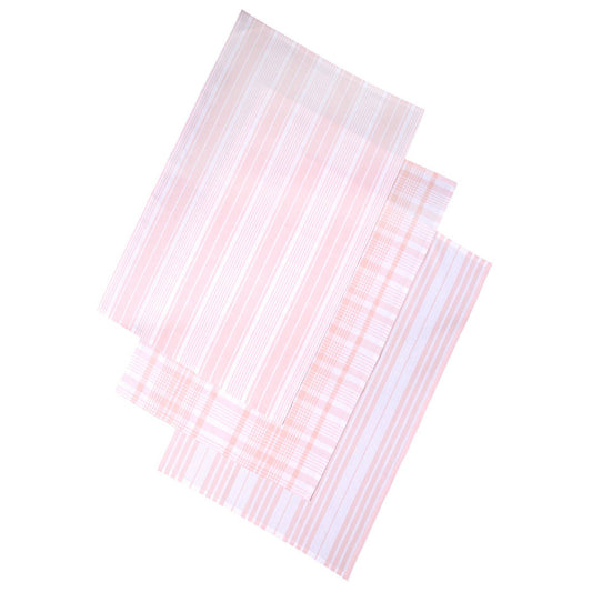 Love Colour Set Of 3 Extra-Large Tea Towels - Blush