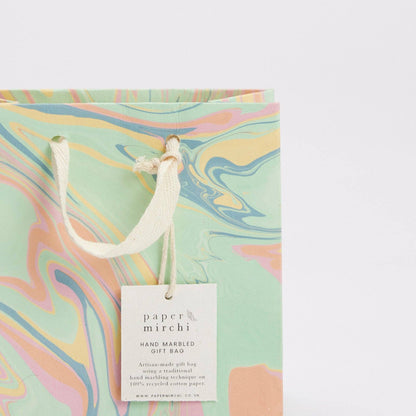 Hand Marbled Gift Bags (Small) - Bouquet