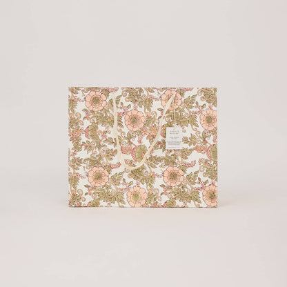 Block Printed Gift Bags (Large) - Terracotta
