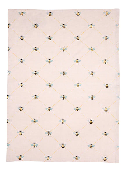 Bees Knees Tea Towels Set of 2 Yellow