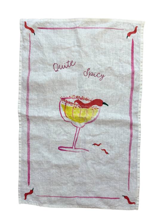 Quite Spicy - Picante Linen Teatowel