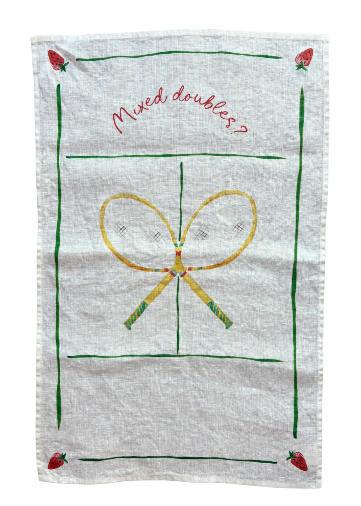 Mixed Doubles - Tennis Linen Teatowel