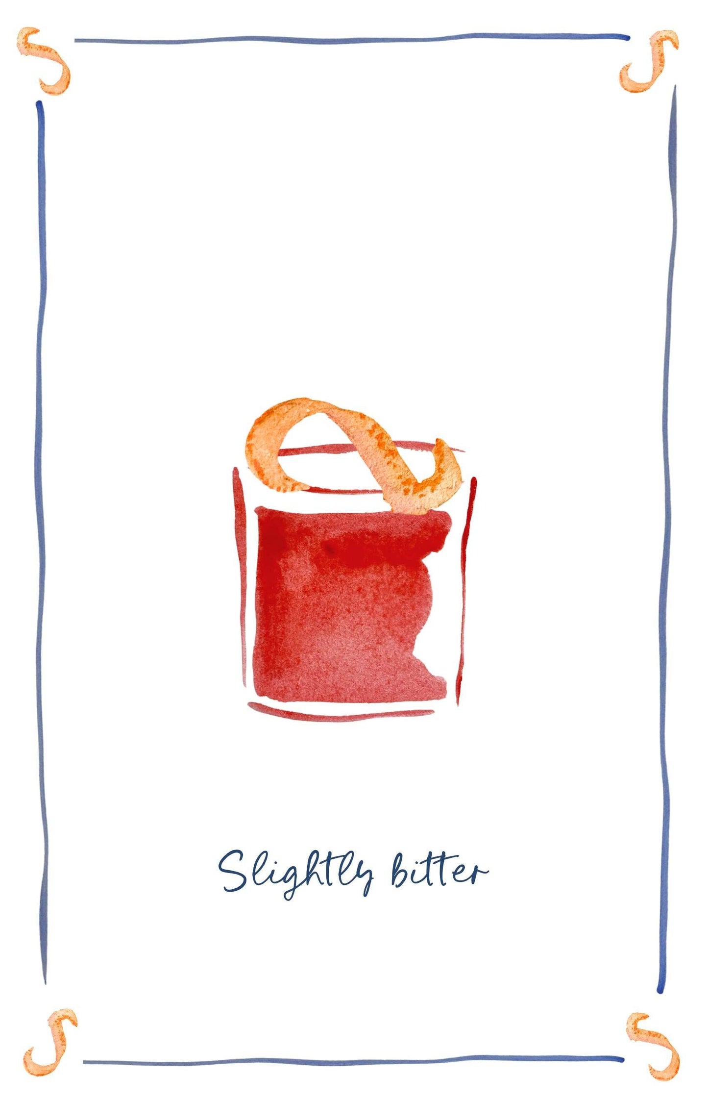 Negroni - Linen Tea Towel