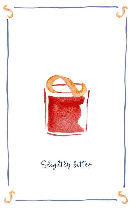 Negroni - Linen Tea Towel