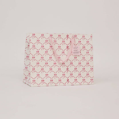Block Printed Gift Bags (Large) - Pink Sorbet