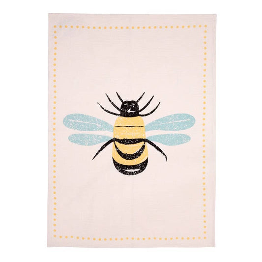 Bees Knees Tea Towels Set of 2 Yellow