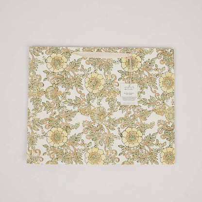 Block Printed Gift Bags (Large) - Buttercream