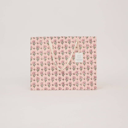 Block Printed Gift Bags (Large) - Blush Refresh