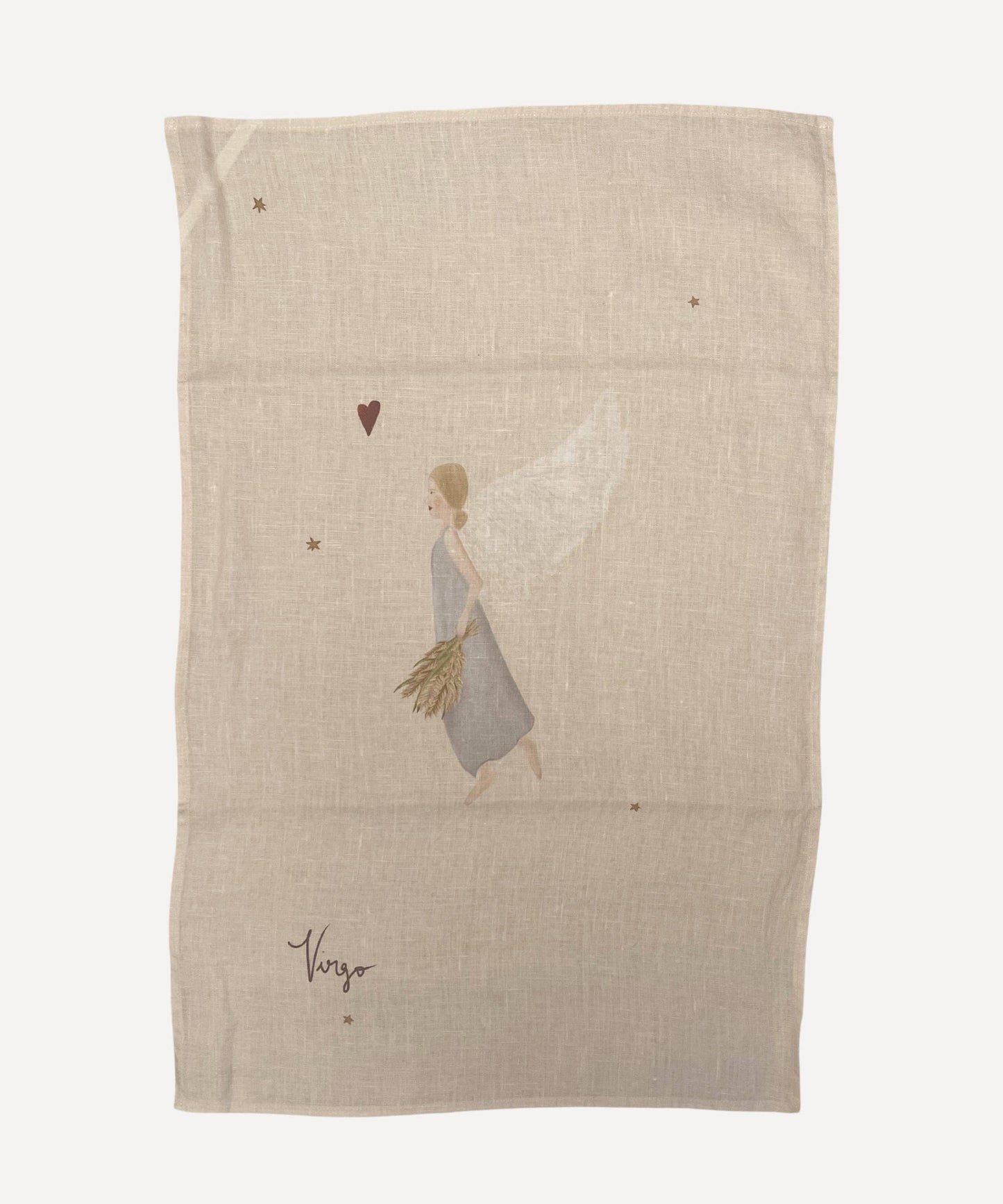 Linen Tea Towel "Virgo"