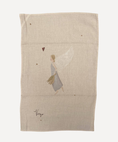 Linen Tea Towel "Virgo"