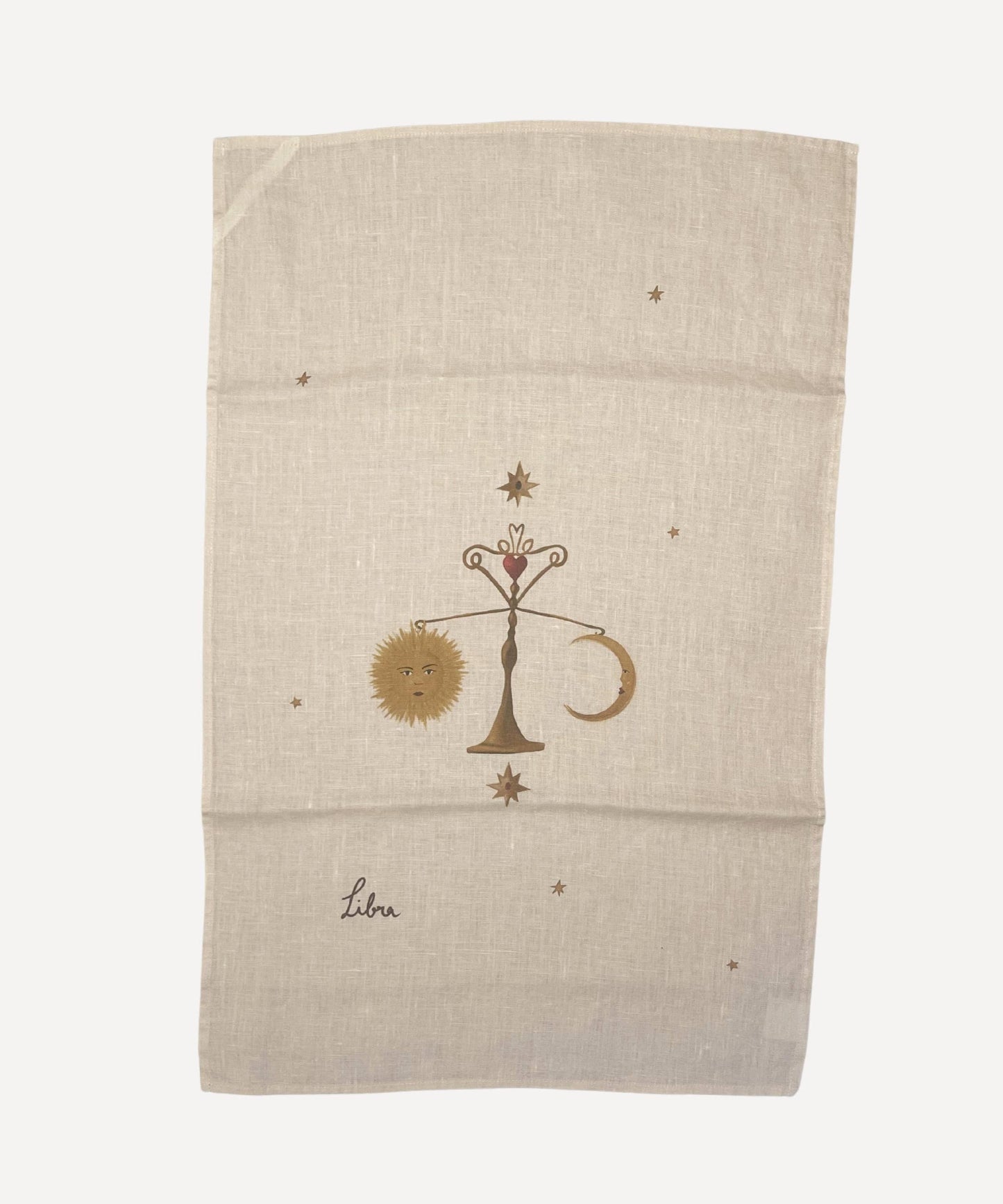 Linen Tea Towel "Libra"