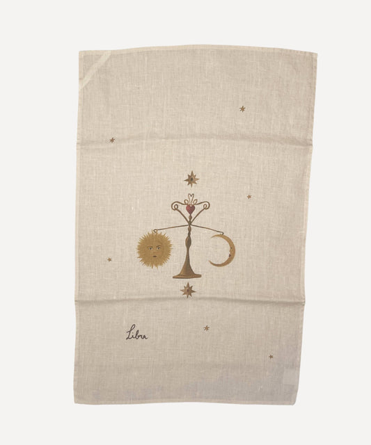 Linen Tea Towel "Libra"