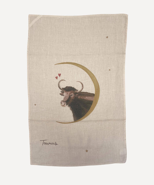 Linen Tea Towel "Taurus"
