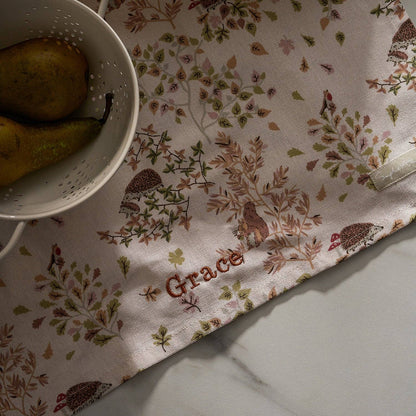 Woodland Friends Tea Towel