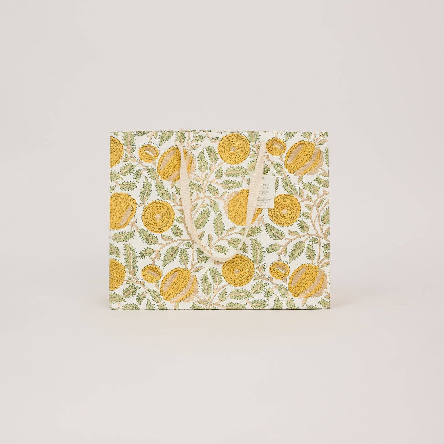 Block Printed Gift Bags (Large) - Sunshine Refresh