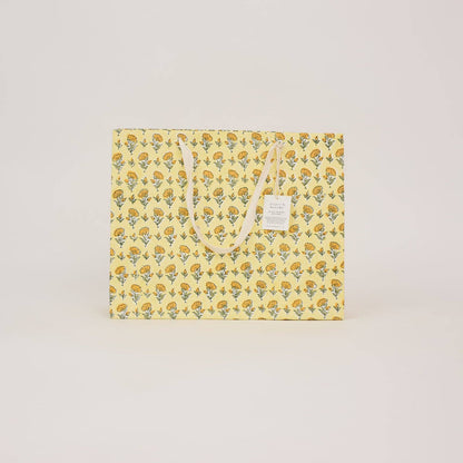 Block Printed Gift Bags (Large) - Sunshine Refresh
