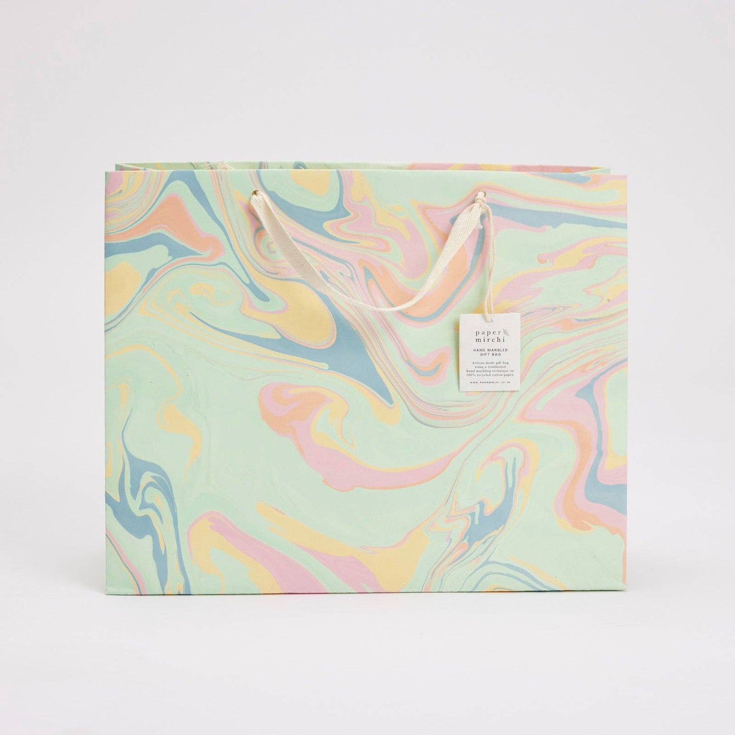 Hand Marbled Gift Bags (Large) - Bouquet